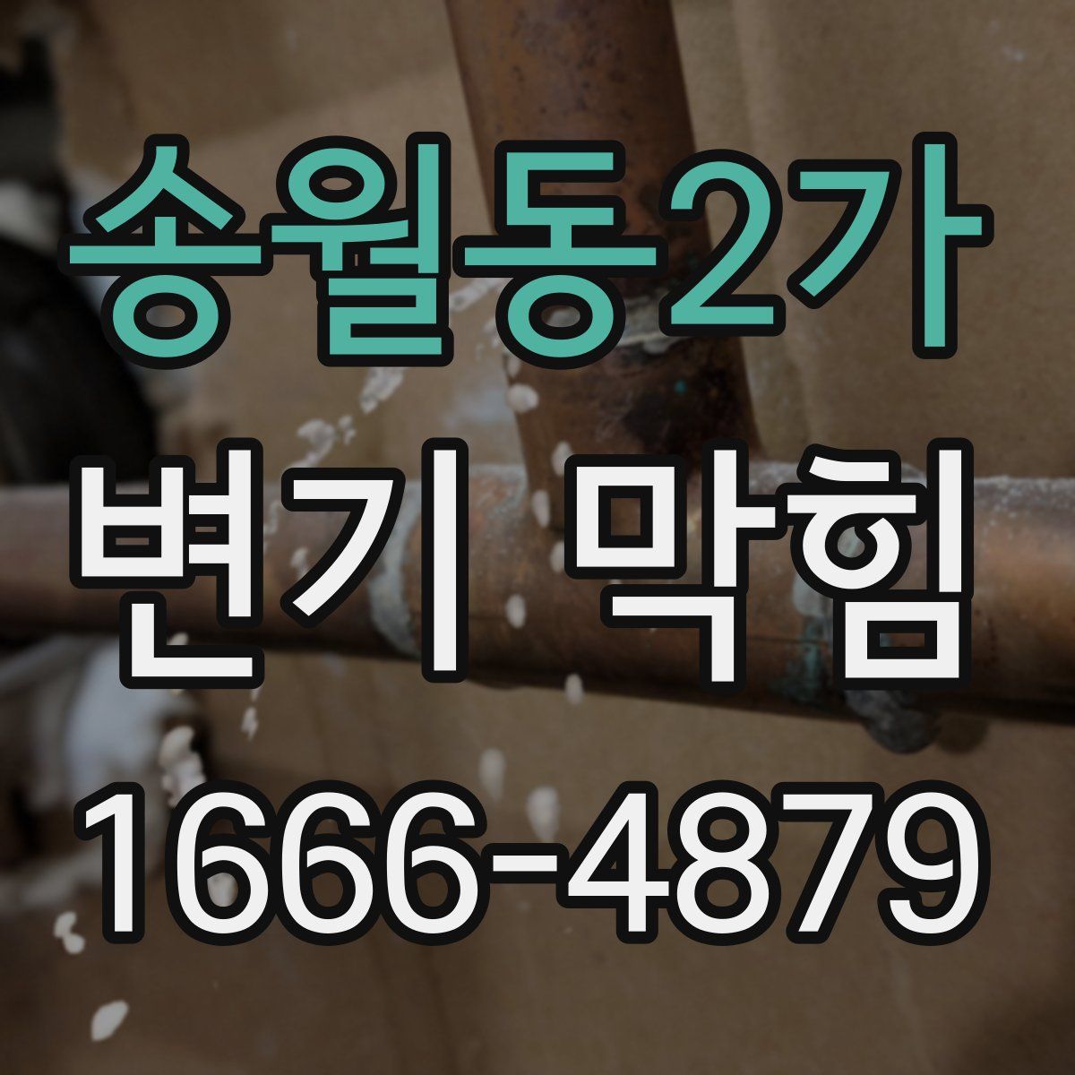송월동2가 변기 막힘