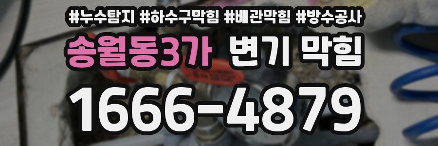 송월동3가 변기 막힘