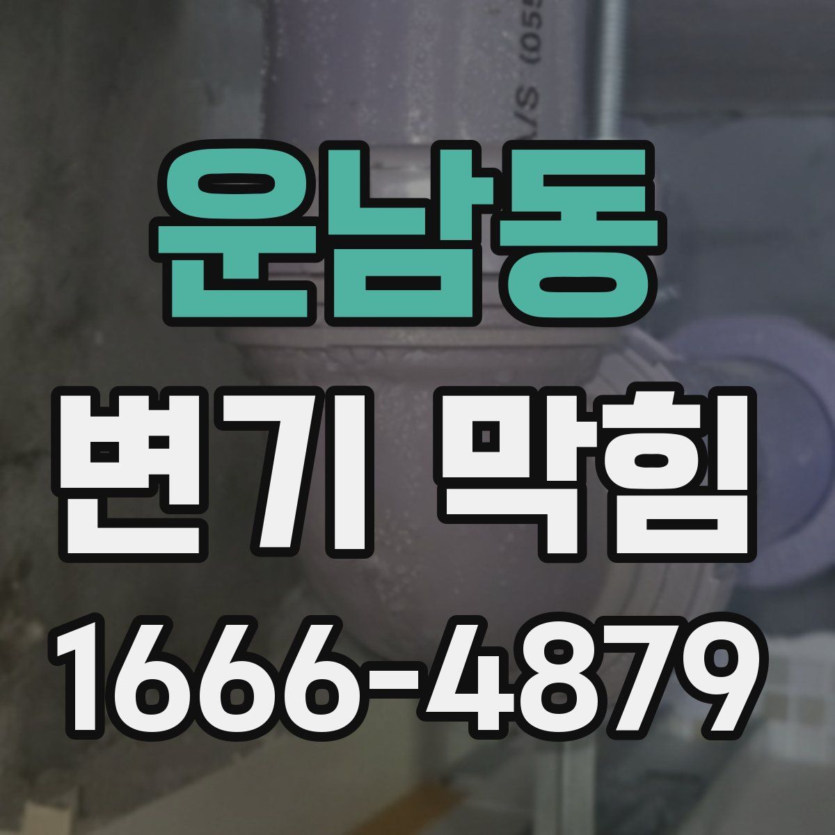 운남동 변기 막힘