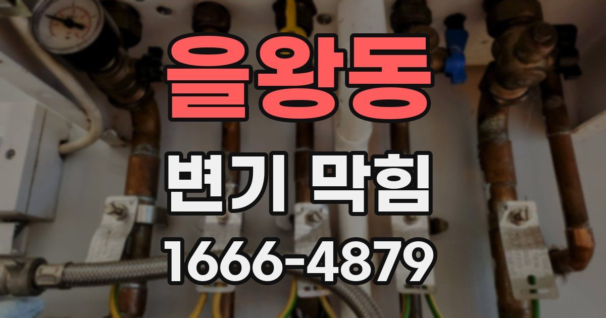 을왕동 변기 막힘