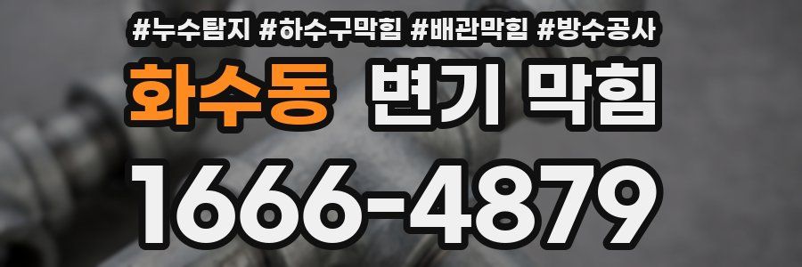 화수동 변기 막힘