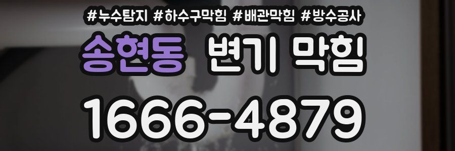 송현동 변기 막힘