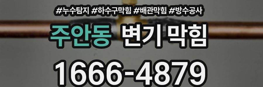 주안동 변기 막힘