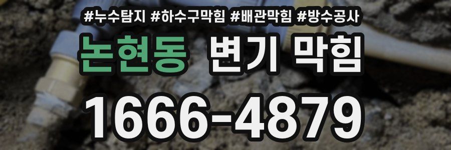 논현동 변기 막힘