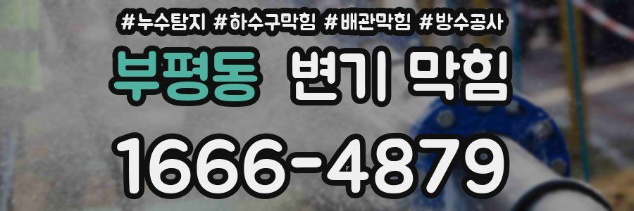 부평동 변기 막힘