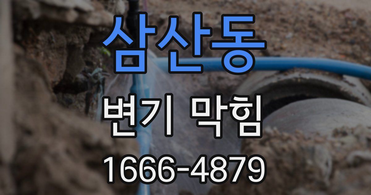 삼산동 변기 막힘