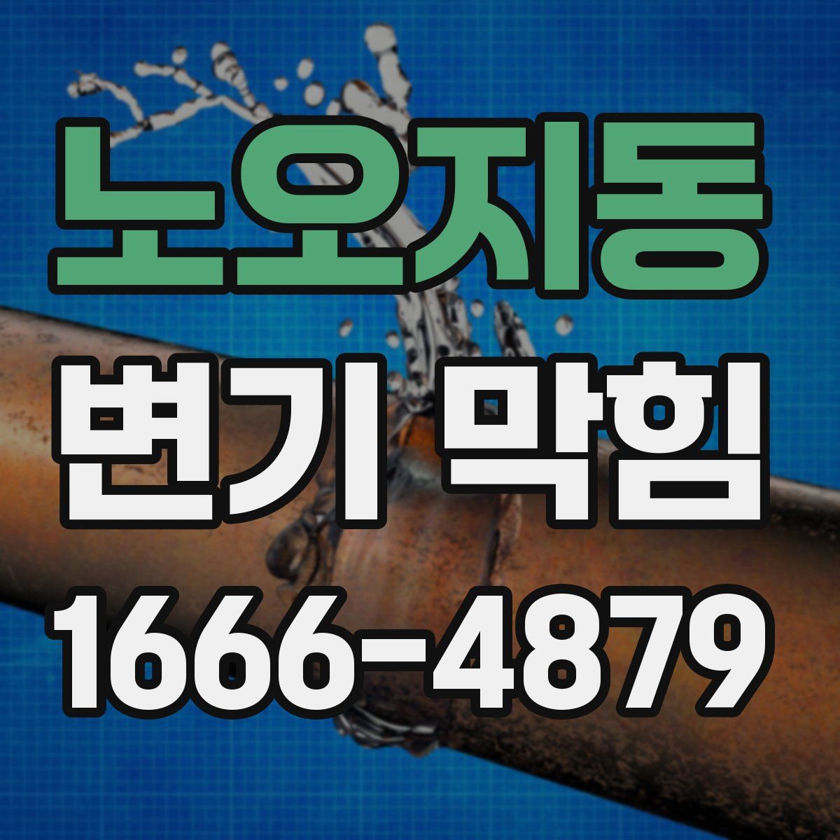 노오지동 변기 막힘