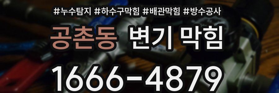 공촌동 변기 막힘