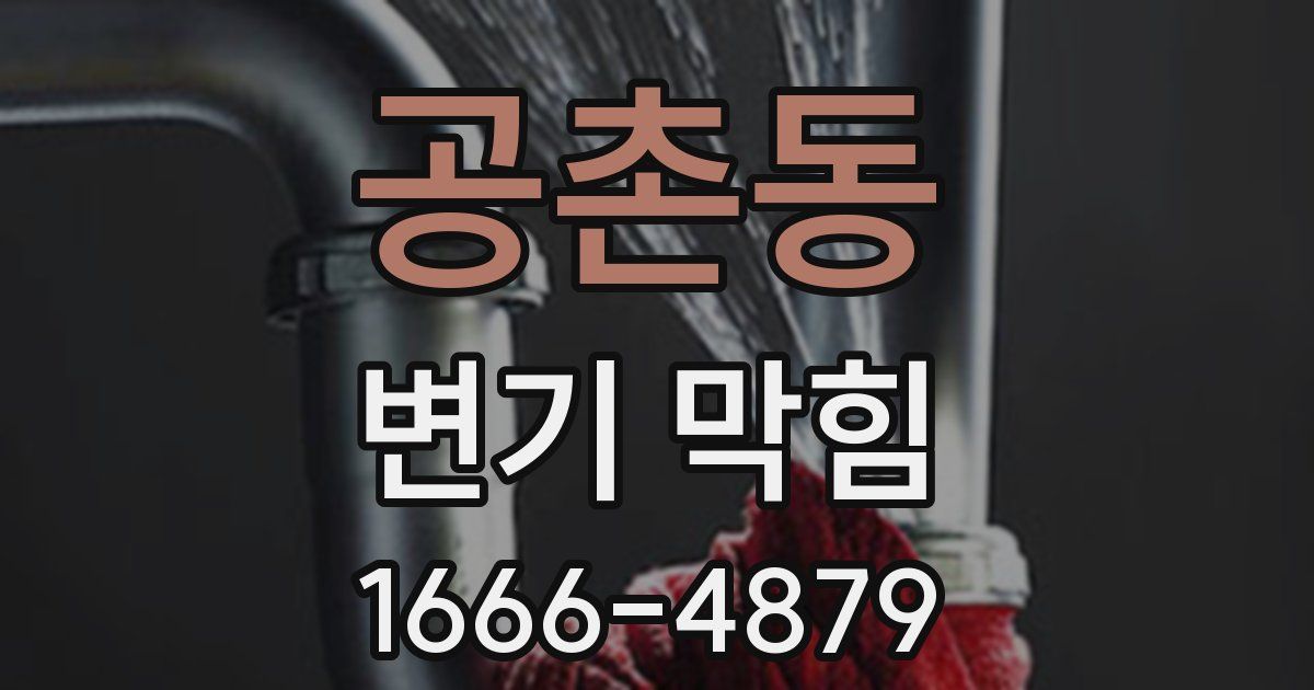 공촌동 변기 막힘