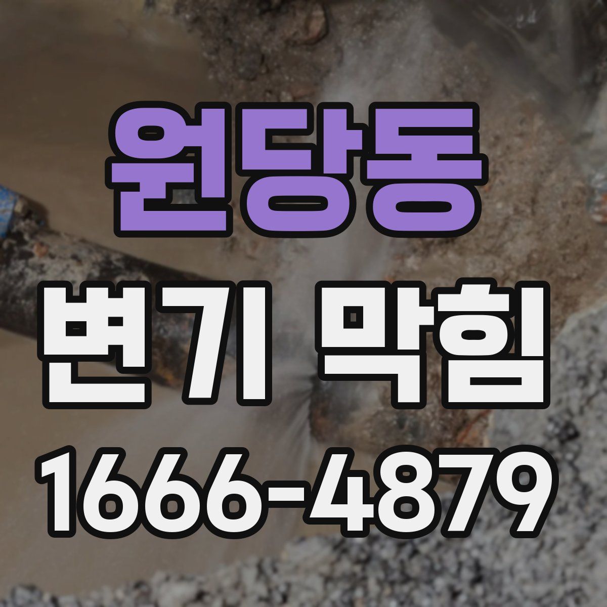 원당동 변기 막힘