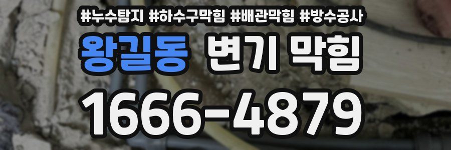왕길동 변기 막힘
