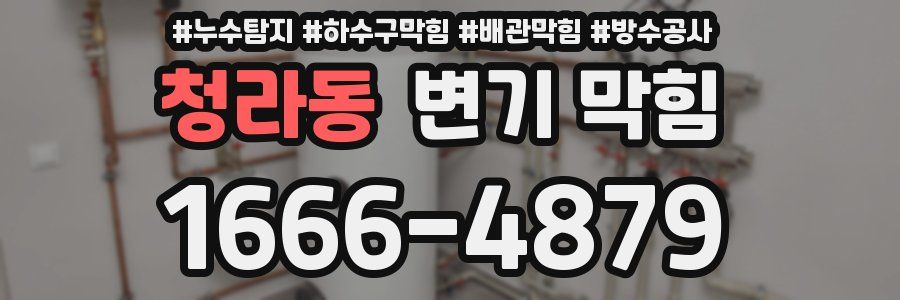 청라동 변기 막힘