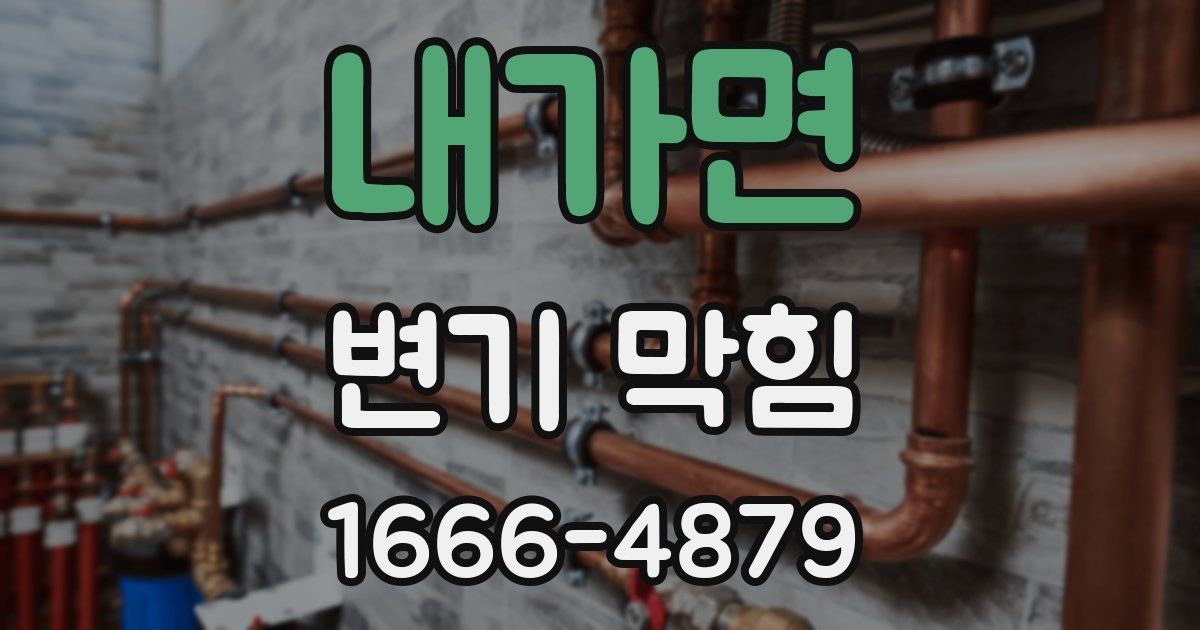 내가면 변기 막힘