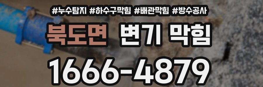북도면 변기 막힘