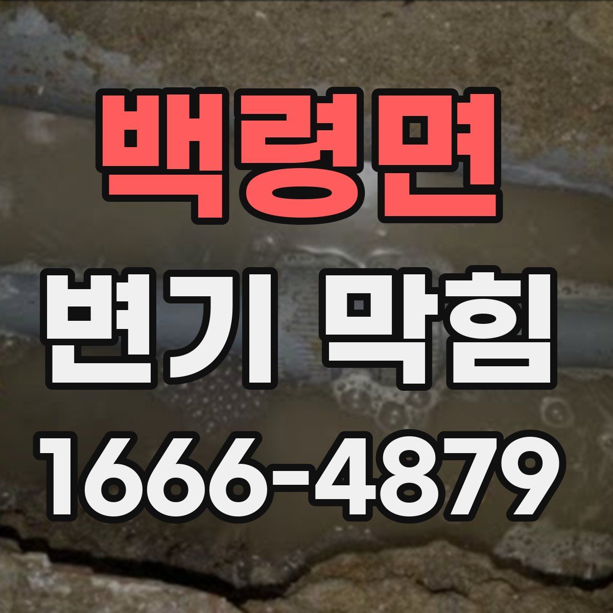 백령면 변기 막힘