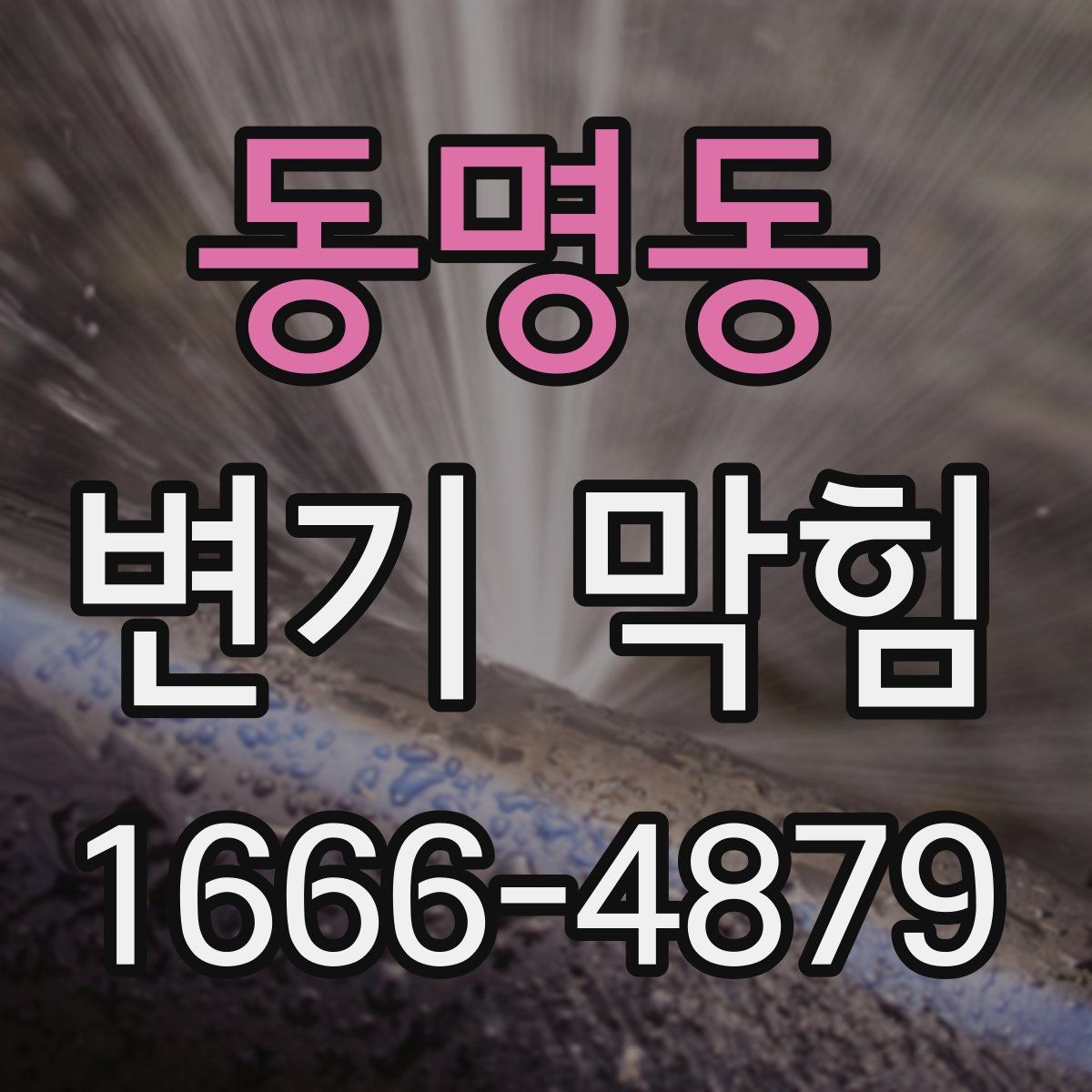 동명동 변기 막힘