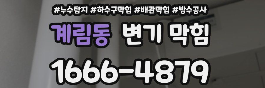 계림동 변기 막힘
