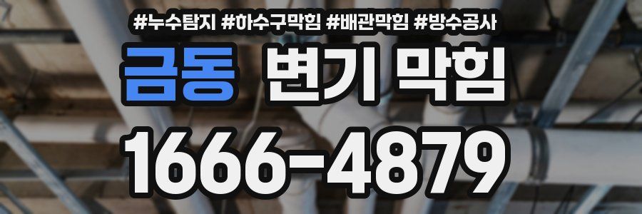 금동 변기 막힘