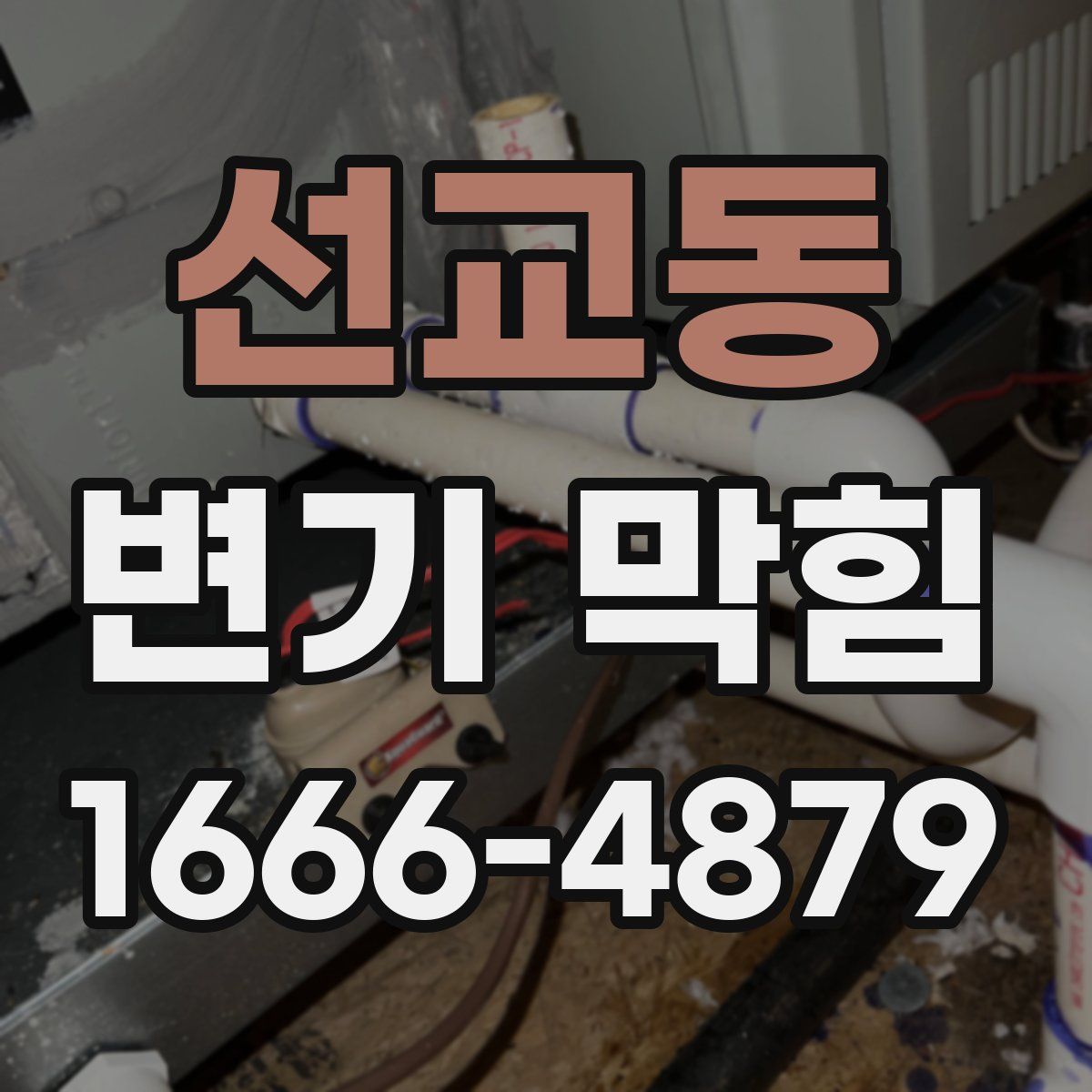 선교동 변기 막힘