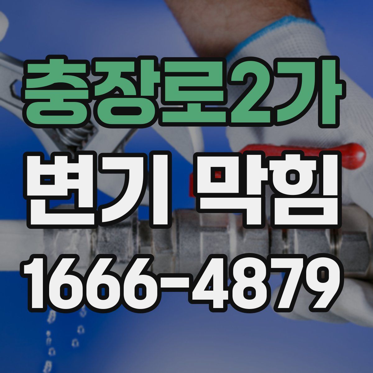 충장로2가 변기 막힘