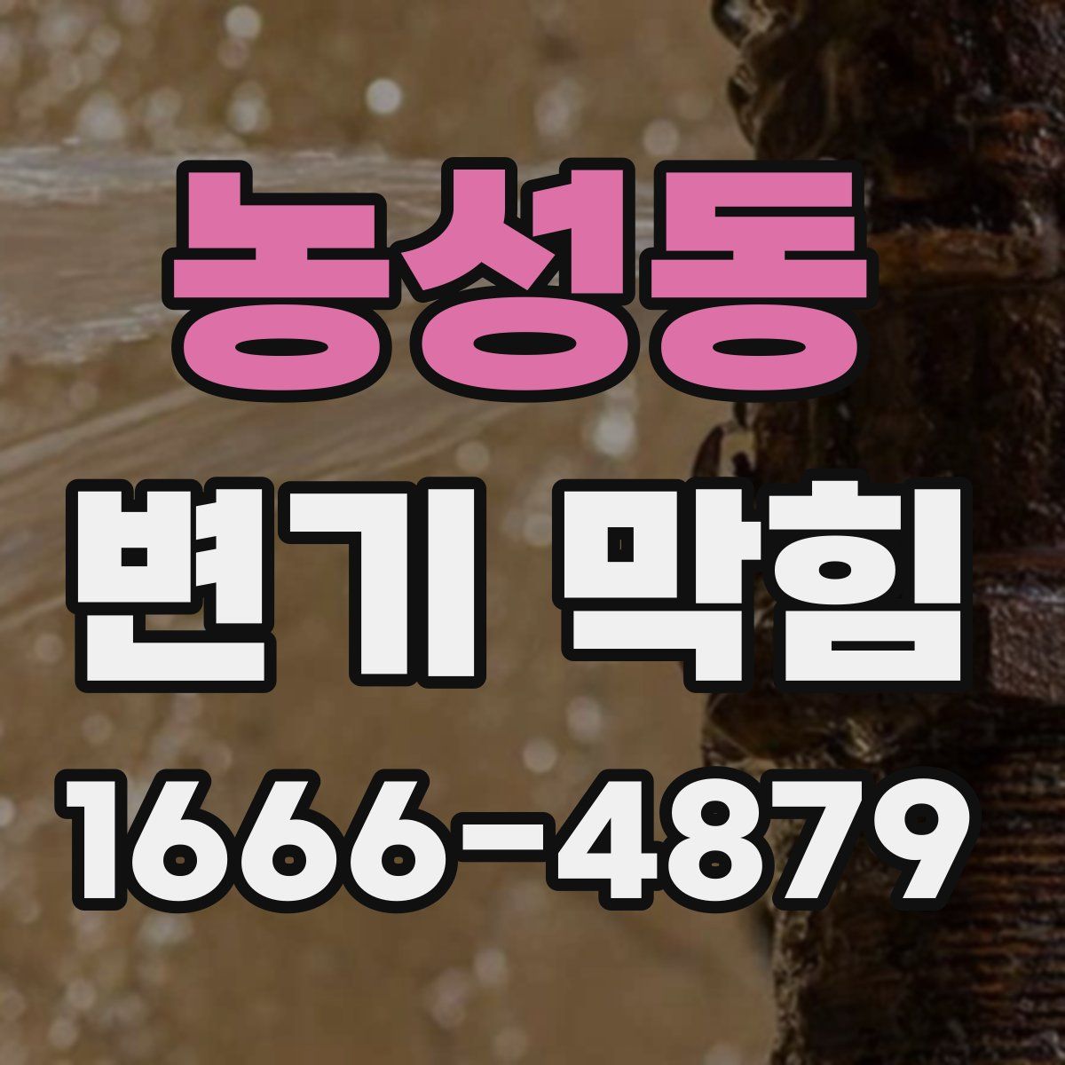 농성동 변기 막힘