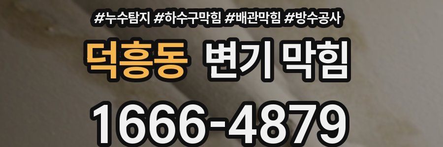 덕흥동 변기 막힘