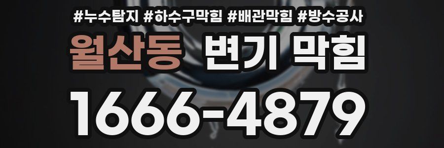 월산동 변기 막힘