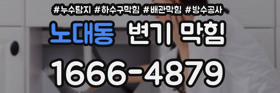 노대동 변기 막힘
