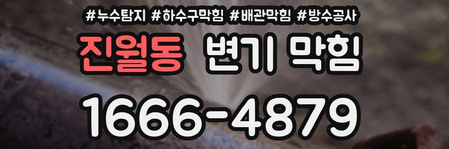 진월동 변기 막힘