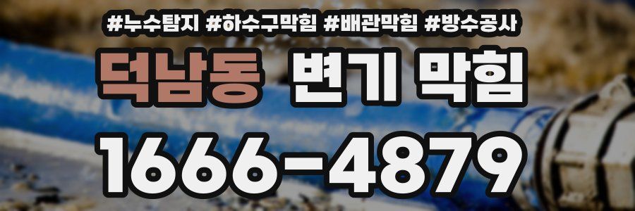 덕남동 변기 막힘