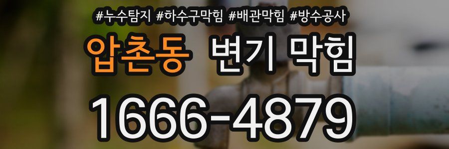 압촌동 변기 막힘