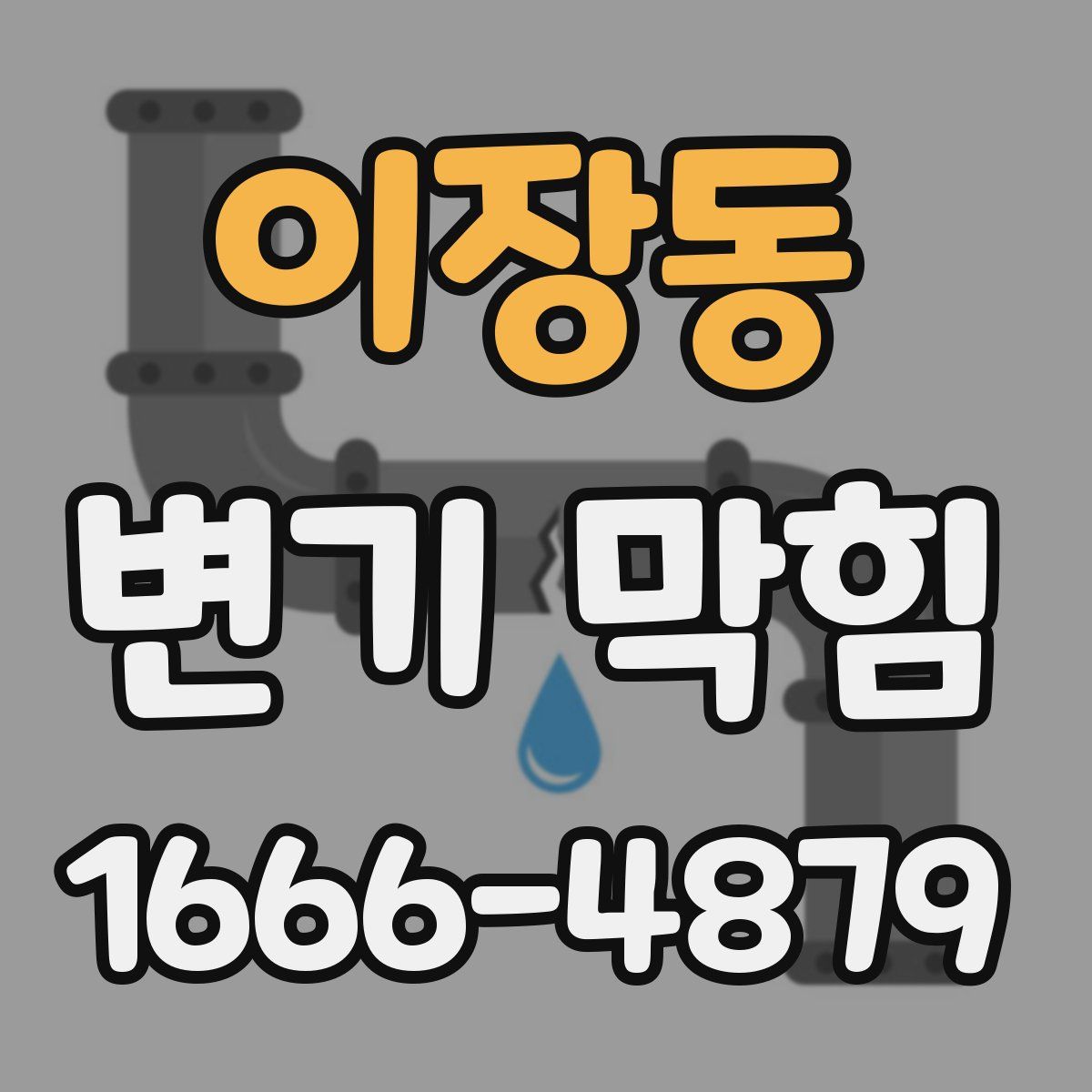 이장동 변기 막힘