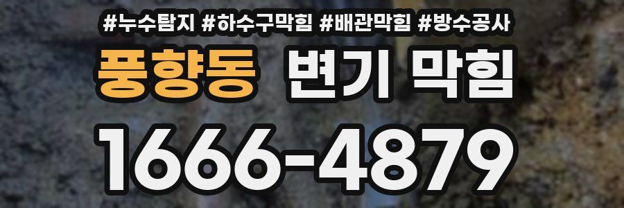 풍향동 변기 막힘