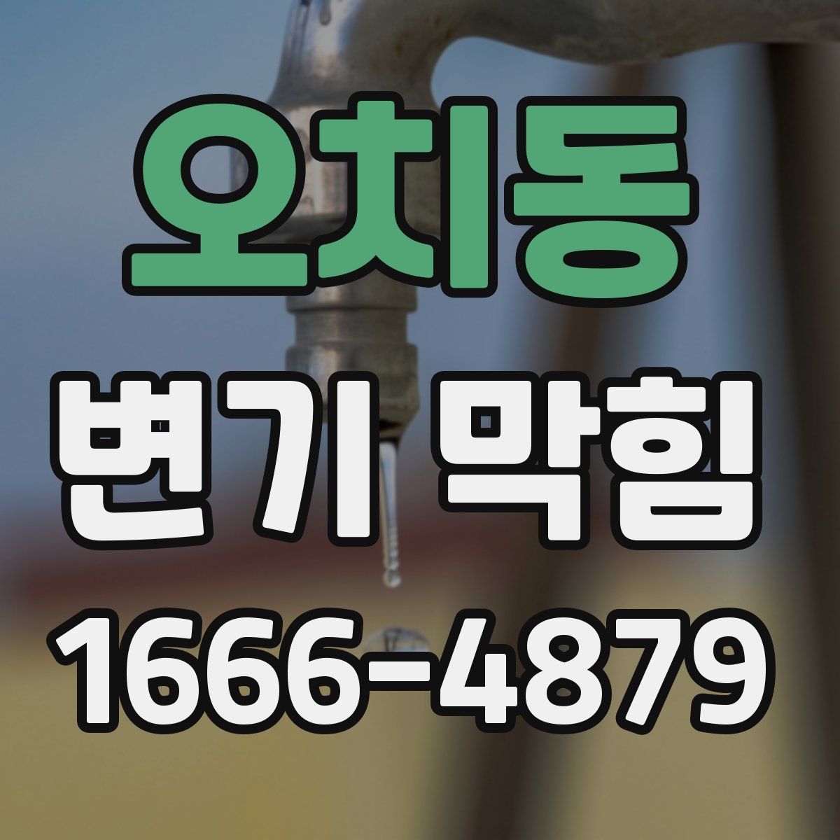 오치동 변기 막힘