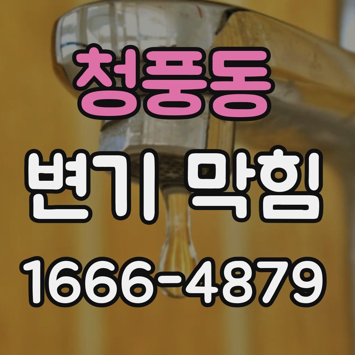 청풍동 변기 막힘