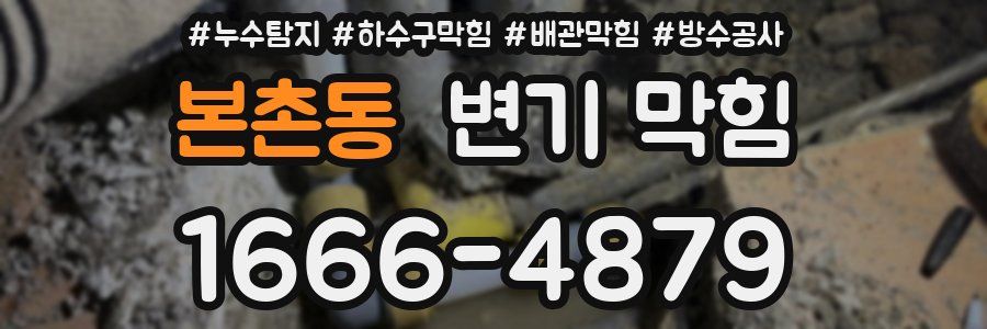 본촌동 변기 막힘
