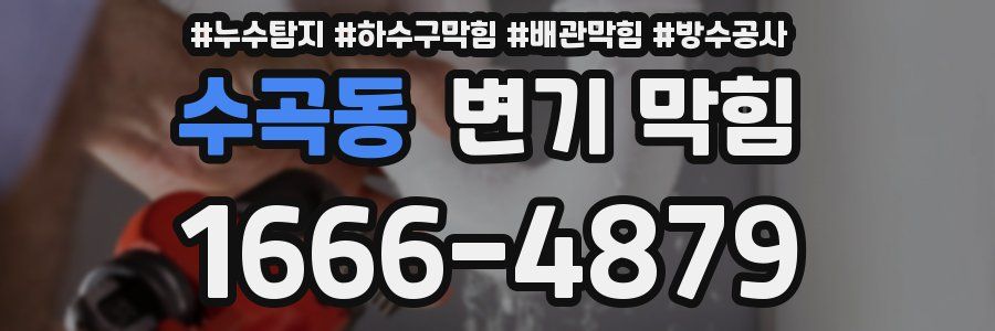 수곡동 변기 막힘