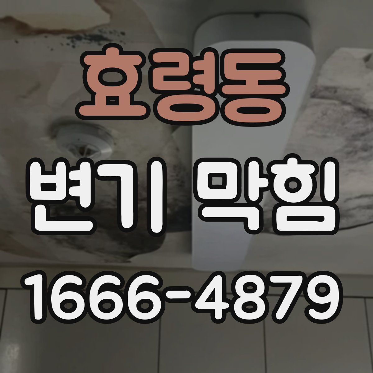 효령동 변기 막힘