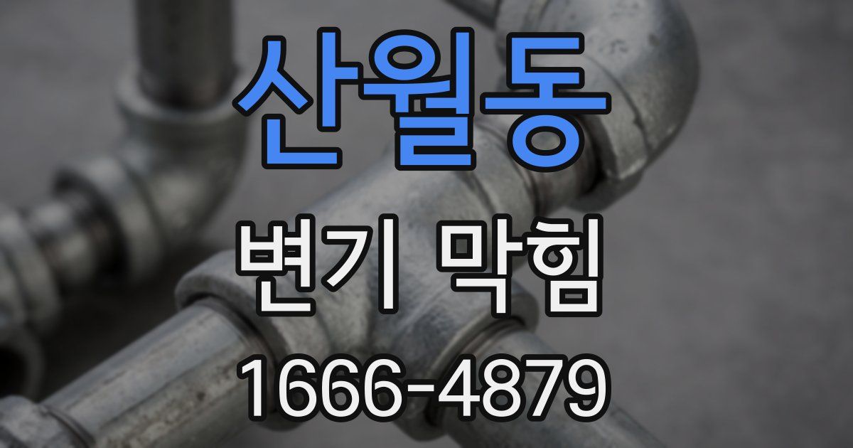 산월동 변기 막힘