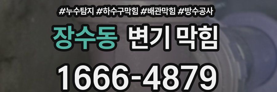 장수동 변기 막힘