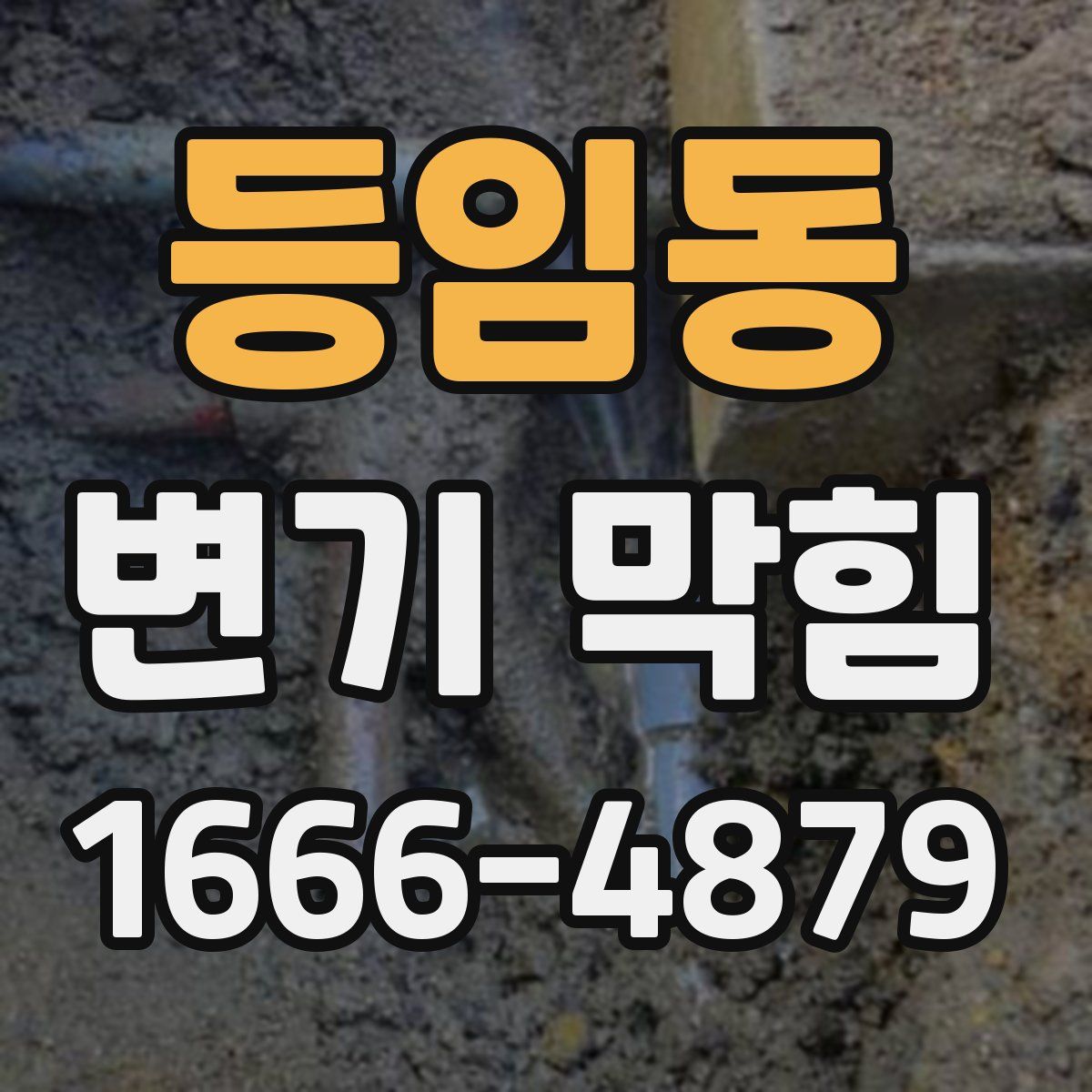 등임동 변기 막힘