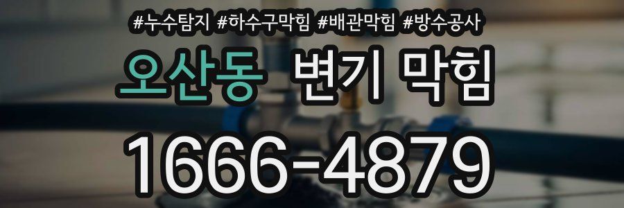 오산동 변기 막힘