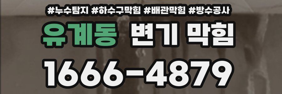 유계동 변기 막힘