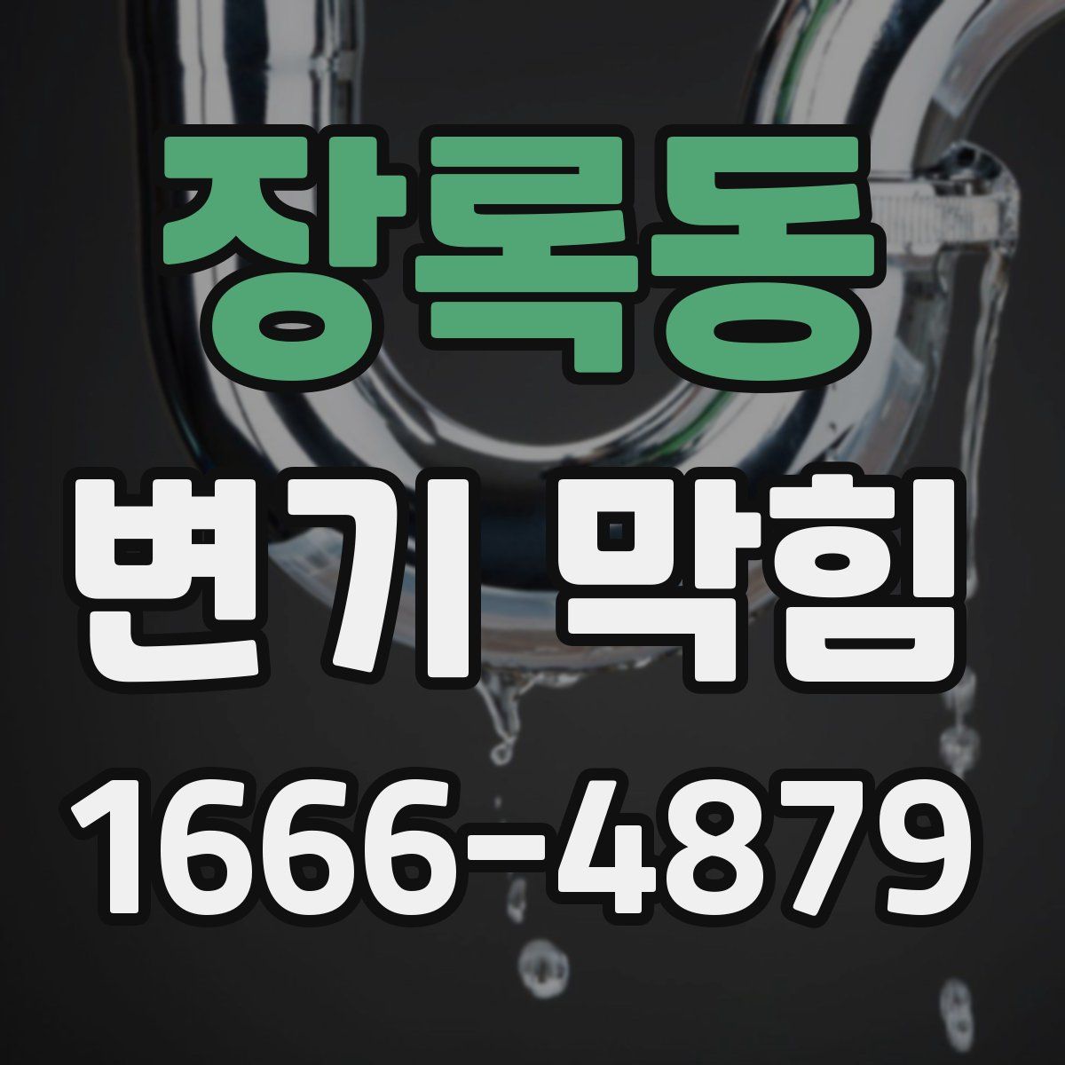 장록동 변기 막힘