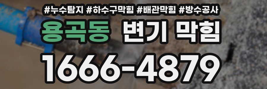 용곡동 변기 막힘