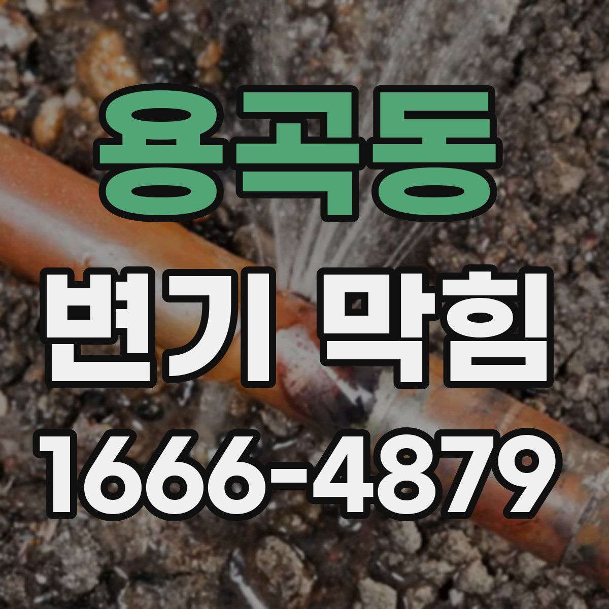 용곡동 변기 막힘
