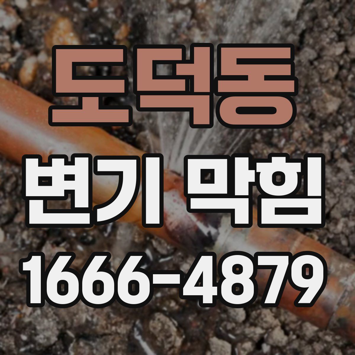 도덕동 변기 막힘