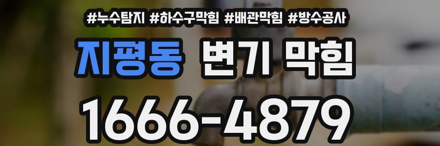 지평동 변기 막힘