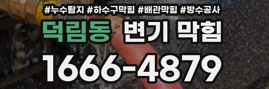 덕림동 변기 막힘