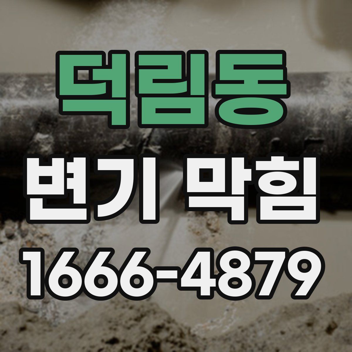 덕림동 변기 막힘